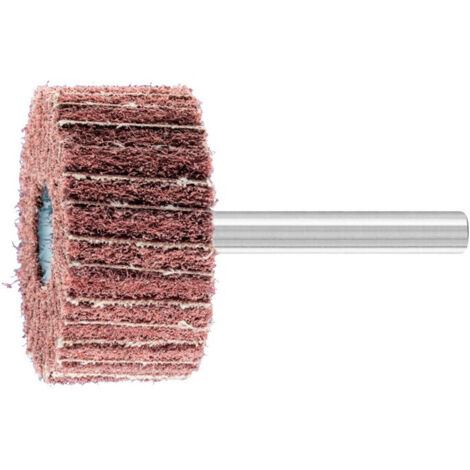 Smerigliatrice a lamelle POLINOX® PNZ Ø40xH20mm K.180 combinazione vello / corindone 6mm PFERD