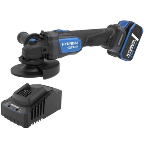 Smerigliatrice Angolare 125mm 20V +1 Batt. 4Ah Hyundai 25859 1,4Kg
