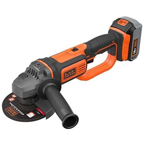 Smerigliatrice angolare a batteria Black+Decker BCG720M1-QW 125 MM 18V 4.0 Ah