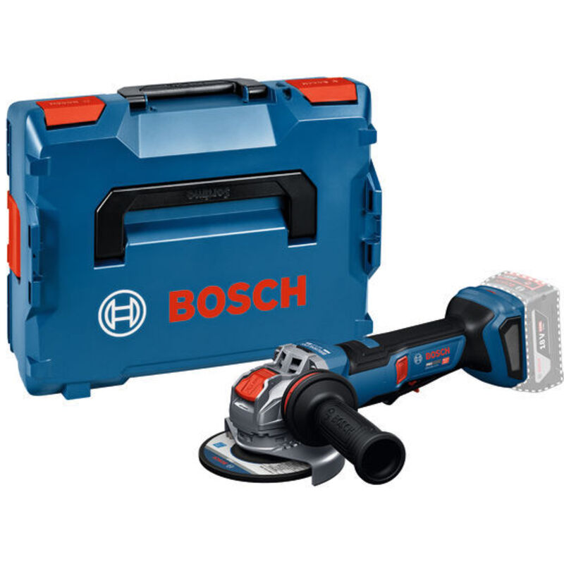 Smerigliatrice angolare a batteria Bosch GWS 18V-11PS senza batteria e caricabatterie in L-BOXX