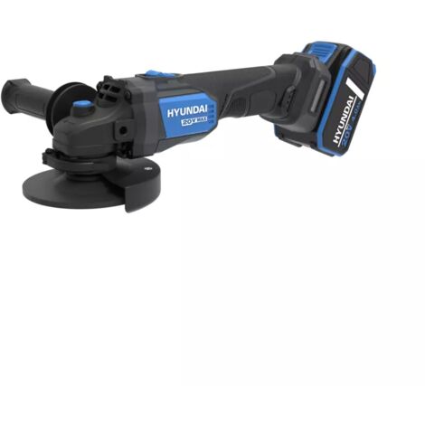 smerigliatrice angolare a batteria hyundai disco 125 mm 20v, solo corpo macchina - cod. 25858