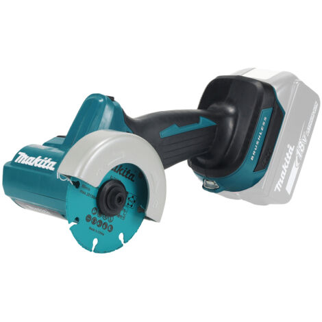 Smerigliatrice angolare a batteria Makita DMC300Z, 18V senza batteria e caricabatterie in scatola
