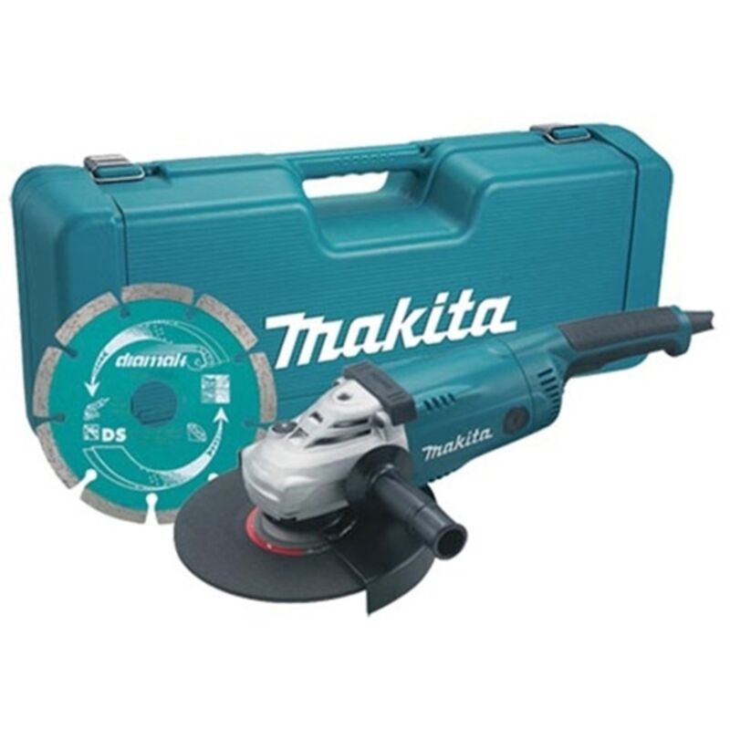 GA9020KD smerigliatrice angolare flex 2200W 230 mm in valigetta + disco - Makita