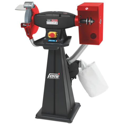 Smerigliatrice combinata FEMI 199 EVO - 1500 W Trifase - Ø 250x35x25 mm - Senza mola o spazzola - 8005832