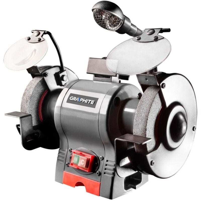Smerigliatrice da banco da 370 W, mola abrasiva da 150 x 12,7 mm