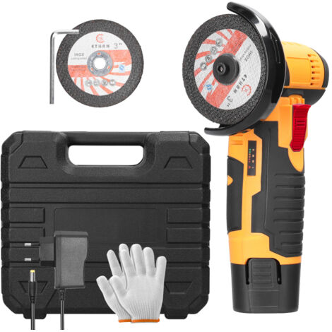 Smerigliatrice elettrica portatile multifunzionale con 19.500 giri/minuto per tagliare e lucidare piastrelle, legno, pietra e acciaio.