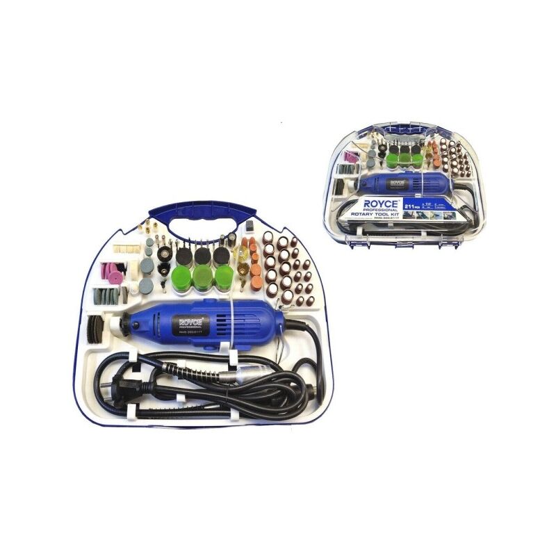Image of Trade Shop - Smerigliatrice Mini Trapano Fresa Drimmel Di Precisione 300w 211 Accessori