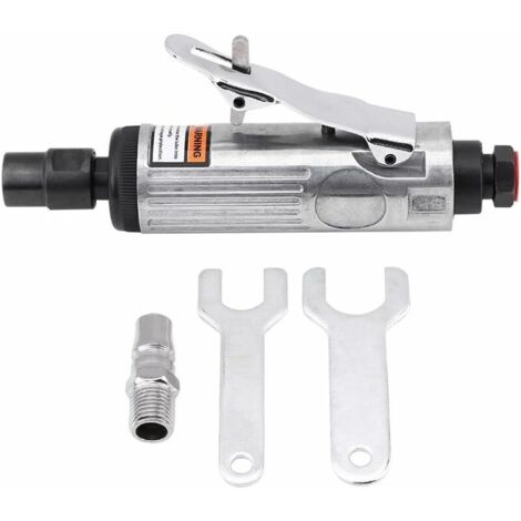 Smerigliatrice pneumatica - Kit di smerigliatura pneumatica per smerigliatrice pneumatica da 1/4 di pollice, utensile per incisione e lucidatura (1 pz)