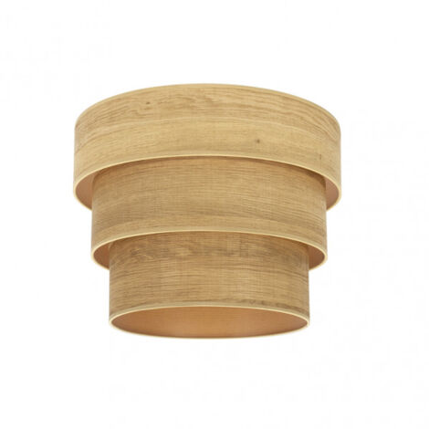 smile lampada a sospensione tripla e27 luce legno 40dx20dx26h