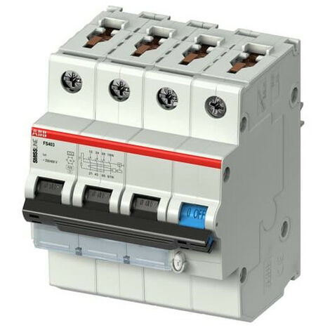 SMISSLINE- Disjoncteur Différentiel FS403MK-Courbe C32A/0.3 Type F 2CCL563330E0324 ABB G147091