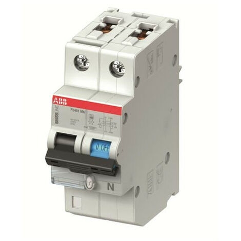 SMISSLINE- Disjoncteur Différentiel Ph/N droite K 16A - 10KA Cbe C Type F 2CCL562330E1164 ABB G147314