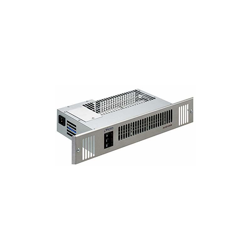 Authorised Distributor - Smiths Space Saver Slimline SS80E Electric Kitchen Plinth Heater with Stainless Steel Grille - fits IKEA style 80mm plinth