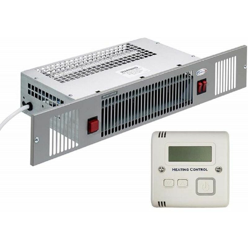 Smith's - Smiths SS3E 3Kw Electric Kitchen Plinth Heater, Under Cupboard Fan Heater - Stainless Steel