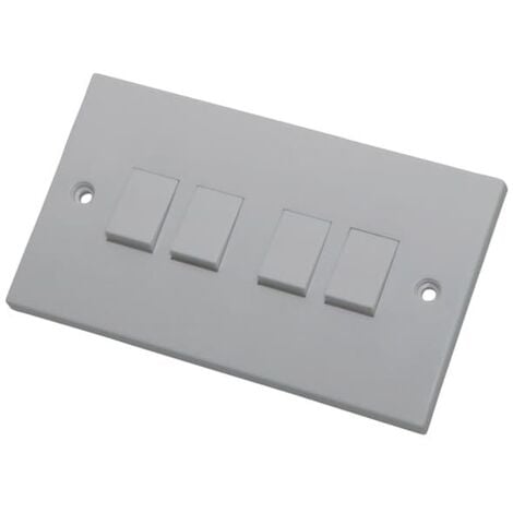 S.M.J 2 Gang 2 Way Light Switch