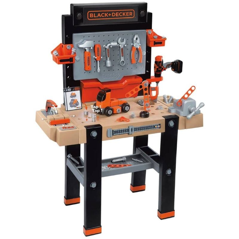 

Banco de trabajo para niños BLACK+DECKER Bricolo Ultimate - Multicolor - Smoby