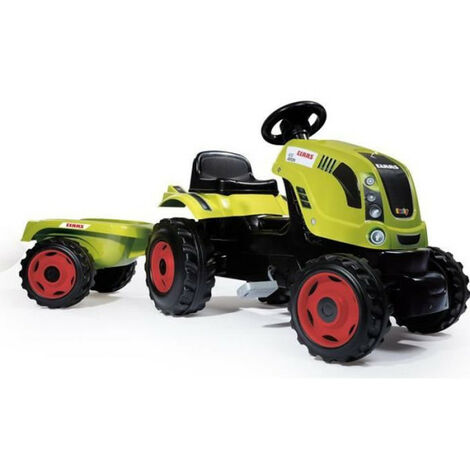 SMOBY CLASS Tracteur a pédales Farmer XL + Remorque - Vert