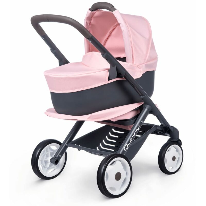 

Smoby Cochecito combinado para muñecas 3 en 1 Maxicosi rosa claro