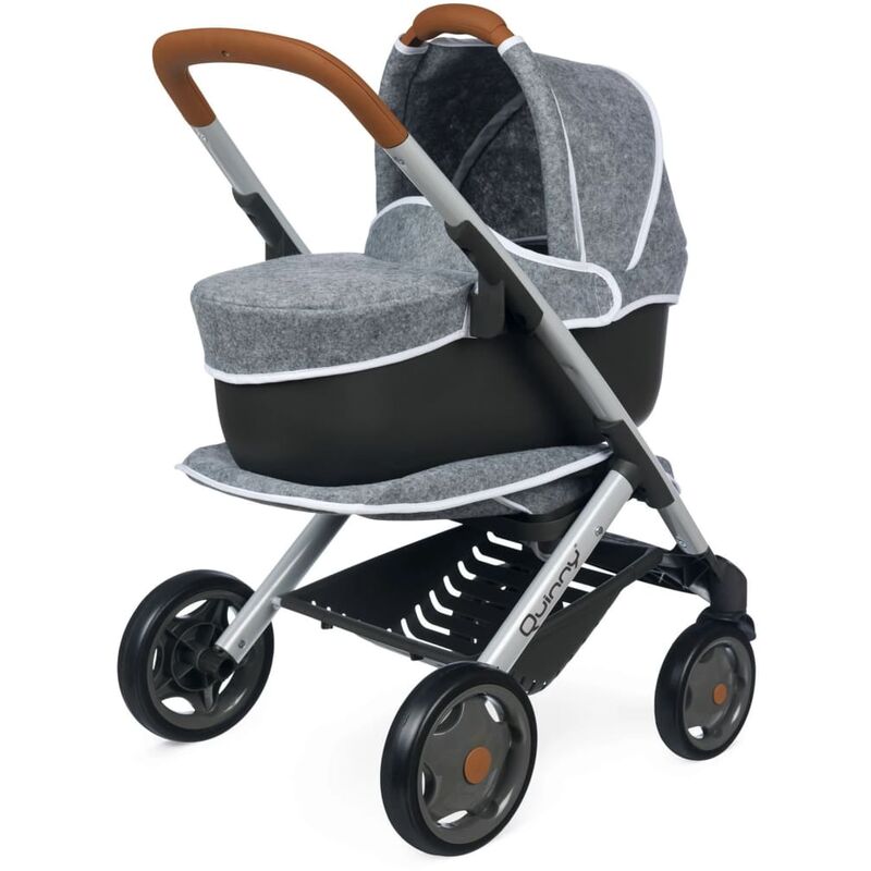 

Smoby - Cochecito para muñecas 3 en 1 Quinny gris