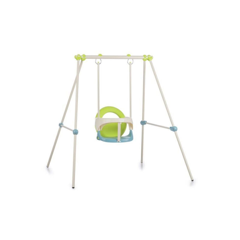 Smoby - Portique métal 1er âge Baby Swing - Hauteur 120 cm - Arceau de sécurité