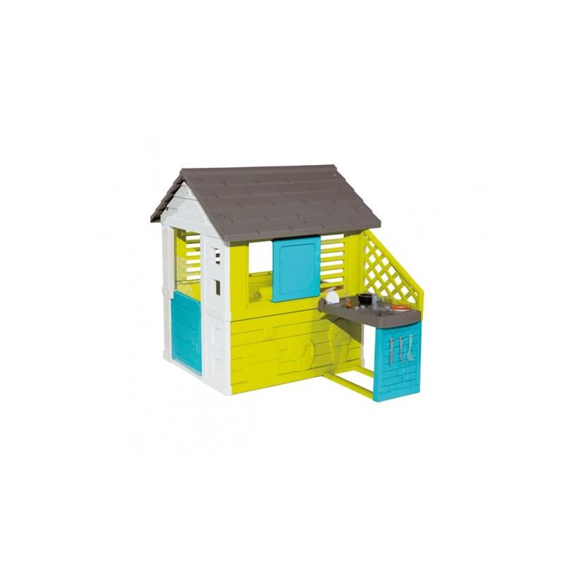 Smoby Spielhaus Kinderspielhaus Pretty Haus Mit Sommerkuche