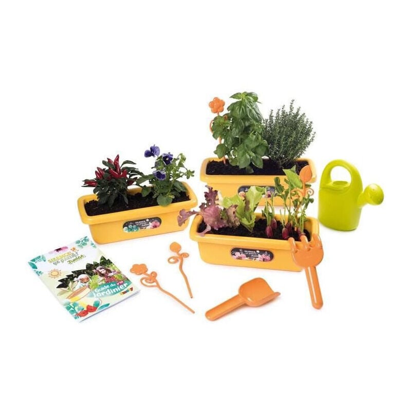 Silence ca Pousse - Jardinieres - Accessoires de Jardinage + Livret Explicatif Inclus - Des 5 Ans - 870308 - Smoby