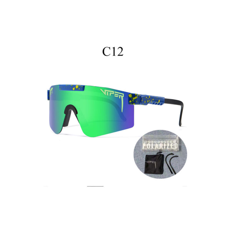 Boed - Sports sunglasses tac polarized cycling glasses for men and women outdoor cycling running fishing glasses-C12