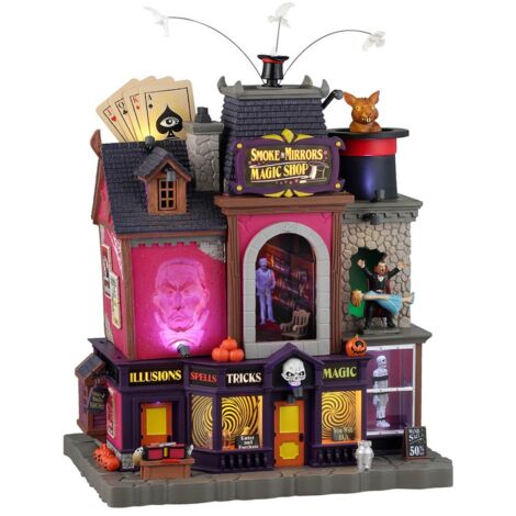 SMOKE & MIRRORS MAGIC SHOP CON ALIMENTATORE 4.5V - LEMAX COD. 45218