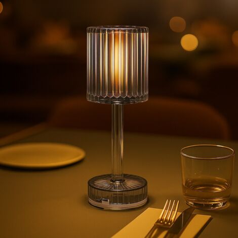 Smoked Simple LED Tischlampe MILAGRO ML2290