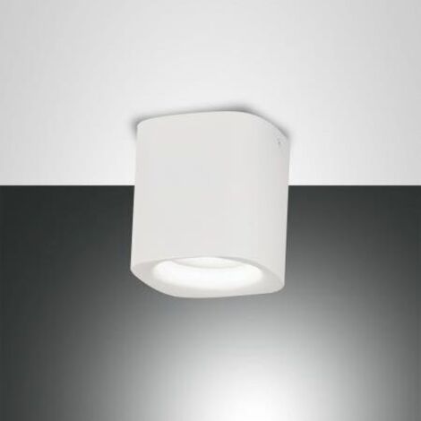 SMOOTH SPOT BIANCO 1 LUCE ATTACCO GU10 IP44 IN ALLUMINIO