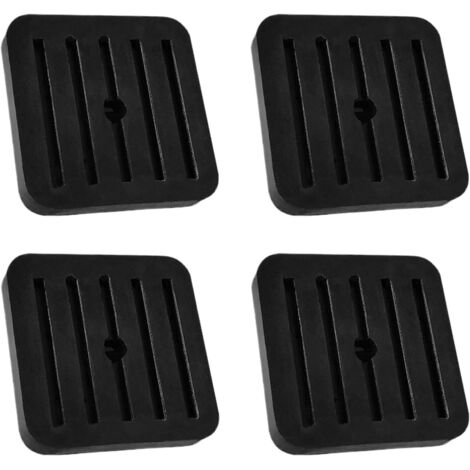 Smorzatore di vibrazioni per condizionatore d'aria, 4 tappetini smorzanti in gomma, cuscinetti antivibranti  per tapis roulant, asciugatrice, frigorifero, congelatore, lavatrice, compressori d'aria.