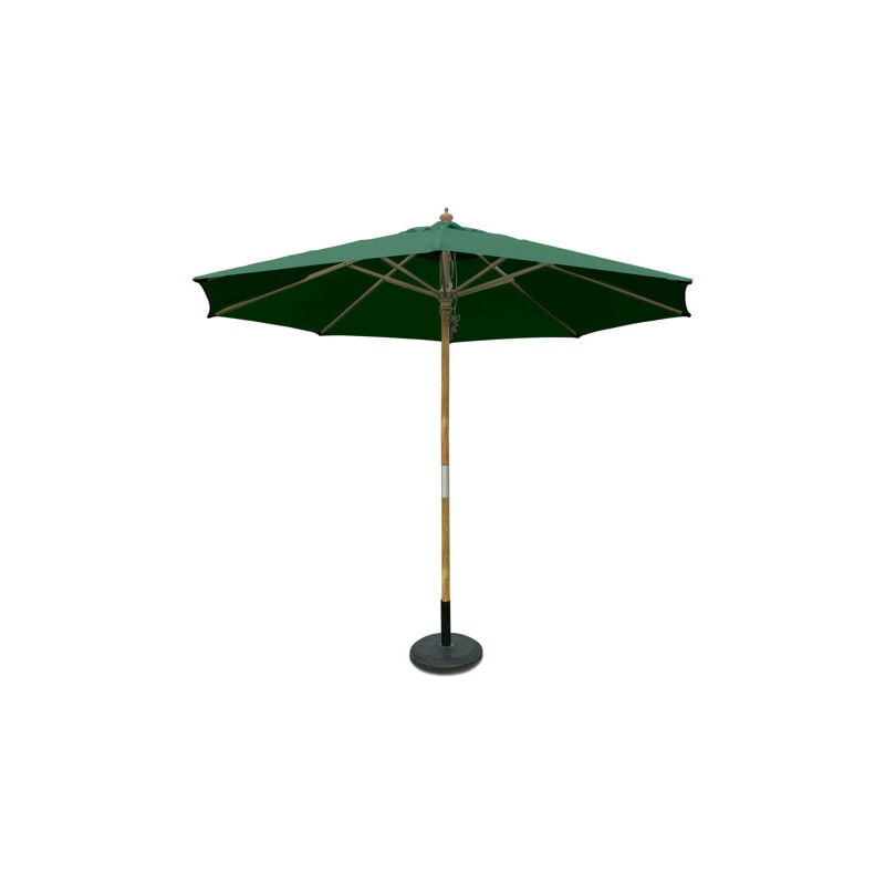 2.5m parasol en bois gris - Simpo Lifestyle