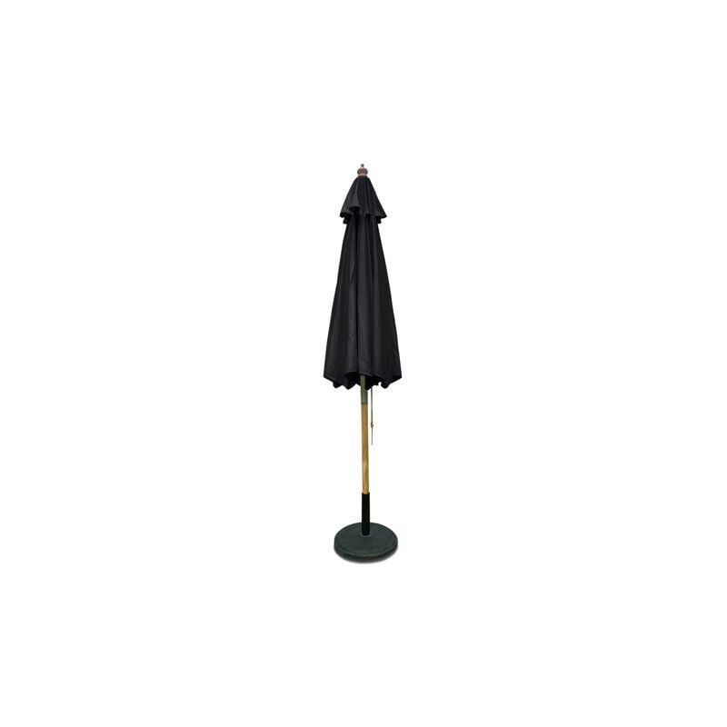 Simpo Lifestyle - 3m parasol en bois noir