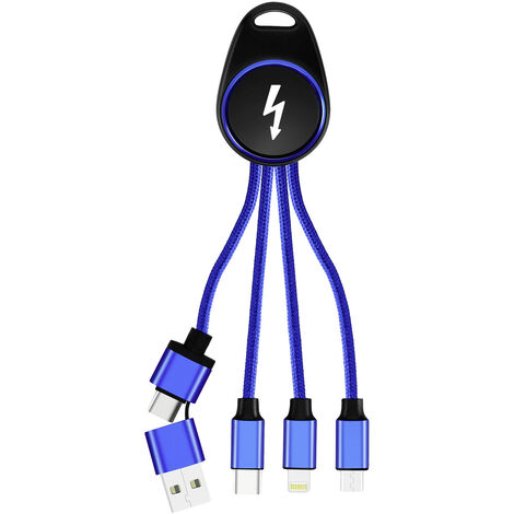 Smrter USB-Ladekabel  USB 2.0 Apple Lightning Stecker, USB-A Stecker, USB-C® Stecker, USB-Micro-B St