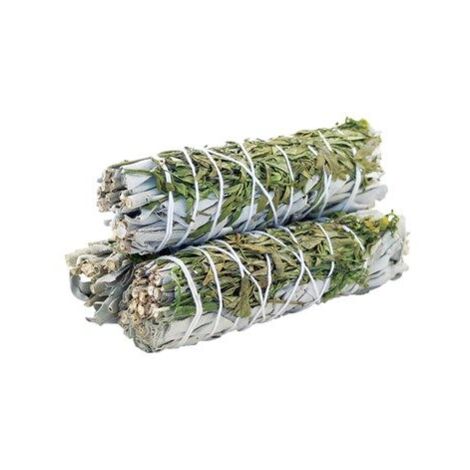 Smudge Stick - Sauge Blanche & Ruda 10cm- Vendu par 1