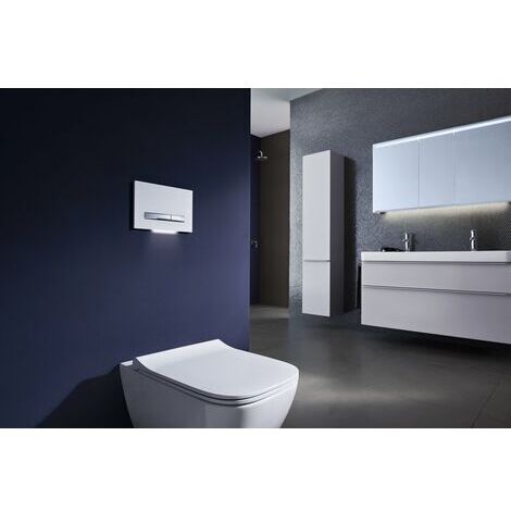 Smyle Squadroite Sedile WC Design Stretto con Discesa Automatica