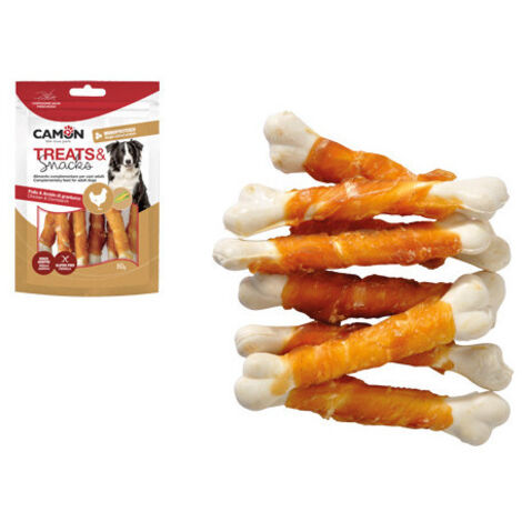 SNACK CAMON OSSO C/POLLO CANI 80GR 14PZ