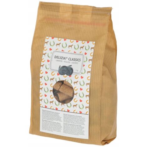 Snack delizia per cavalli al gusto liquirizia 930 g