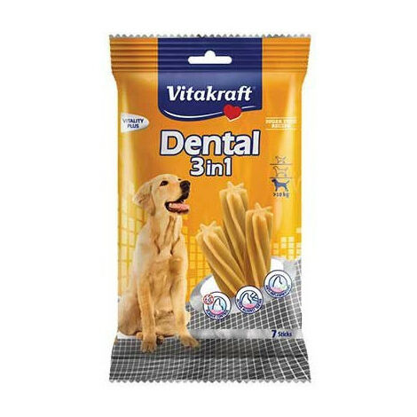 Snack dentali vitakraft 3 en1 per cani medi - 180 g
