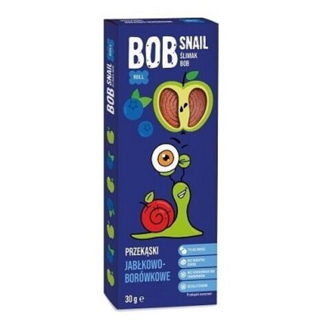 Snack di mele e mirtilli 30 g Bob Snail