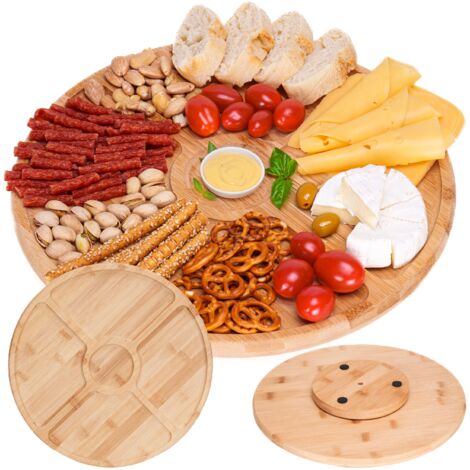Snack in bambù Gracja e tagliere di formaggi