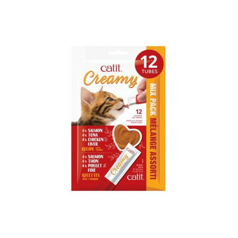 

Snack Liquido Catit Creamy Multipack 12X15Gr