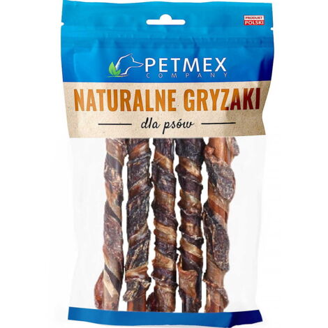 Snack masticabili naturali per cani al collagene di manzo con carne Petmex, 5 pezzi