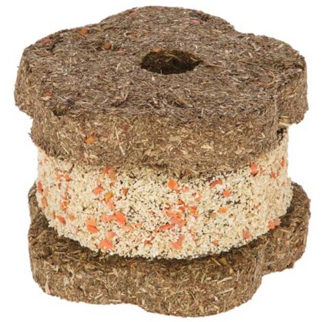 Snack maxi Delizia per cavalli sandwich con frutta e erbe aromatiche 195g - carota