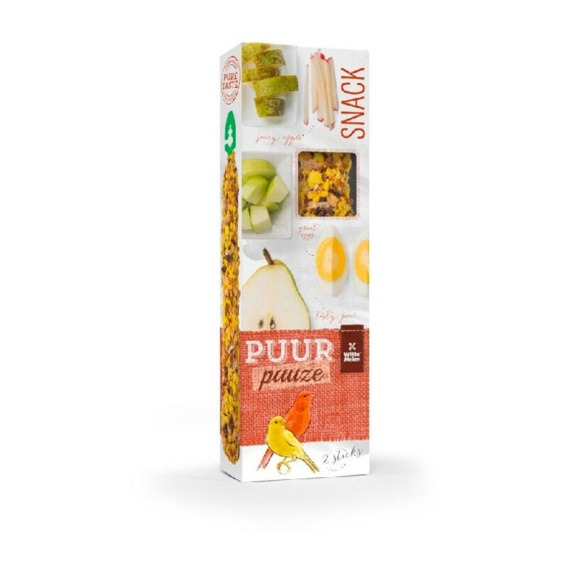 

Snack Natural Pajaro Puur Barritas Canarios Fruta Y Huevo