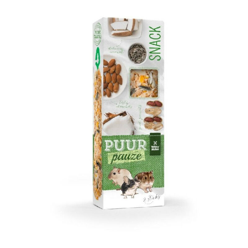

Snack Natural Puur Barritas Roedores Nueces 110Gr