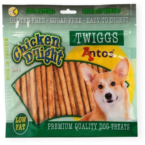 Snack para Perros Chicken D'Light Twiggs - 400g  Oferta exclusiva
