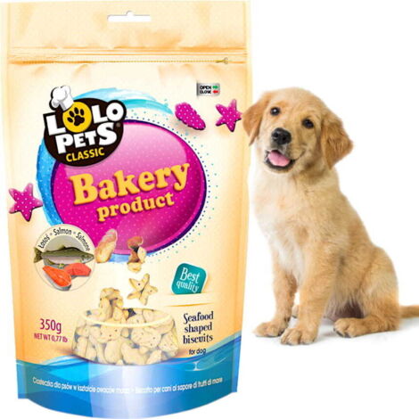 Snack per cani Lolo Pets al salmone, 350 g