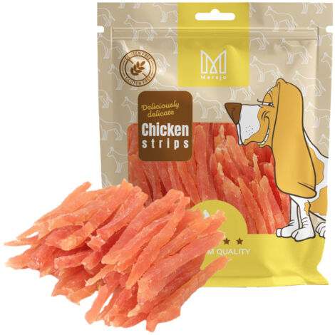 Snack per cani - Mersjo strisce morbide di pollo 500 g