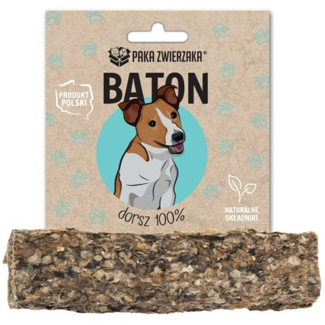 Snack per Cani Paka Zwierzaka Cod Bar 12 cm Pesce 28 g