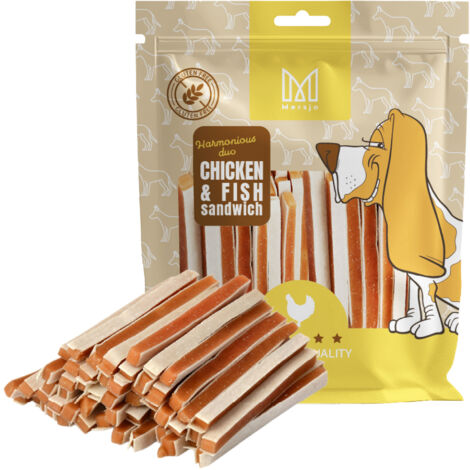 Snack per cani - Panino con pollo e merluzzo Mersjo 500g